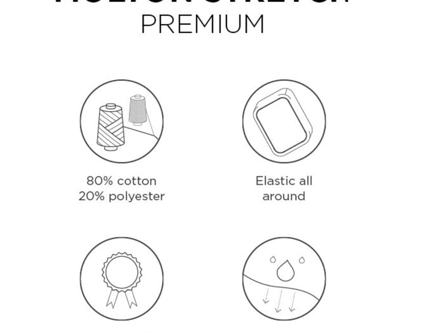 Beddinghouse Molton - Wit - 1 persoonsmaat