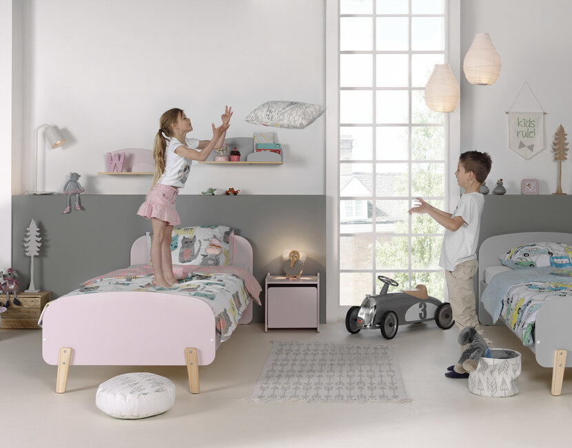 Kinderbed Kiddy - Oud Roze - 90x200