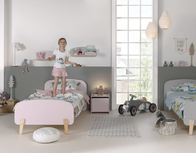 Kinderbed Kiddy - Oud Roze - 90x200