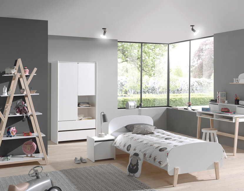 Kinderbed Kiddy - Wit - 90x200