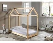 Peuterbed Cabane - Naturel - 70x140