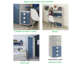 Jules Hoogslaper met kast - Blauw