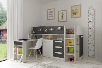 Yolo halfhoogslaper Antraciet