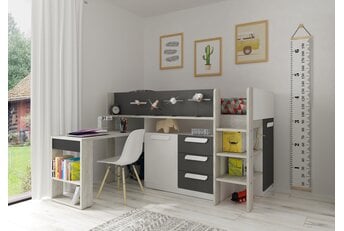 Yolo halfhoogslaper Antraciet