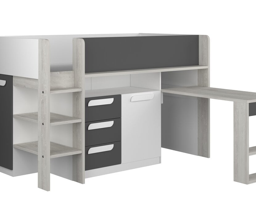 Yolo halfhoogslaper Antraciet