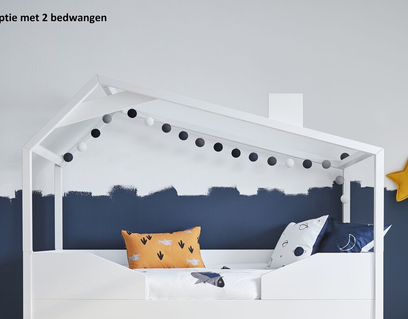 Kajuitbed Cool kids met hut compleet