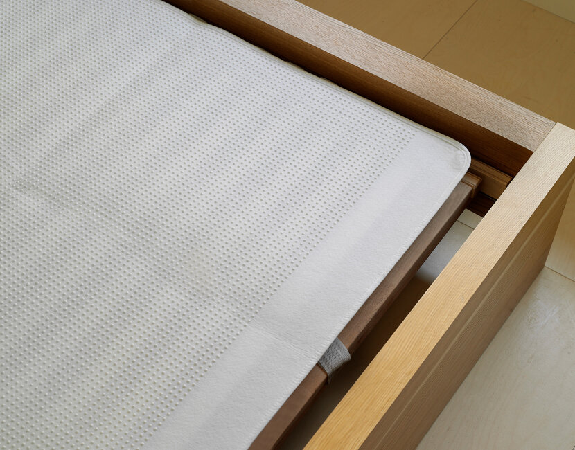 Matrasbeschermer Latex Noppen - eenpersoonsmaat