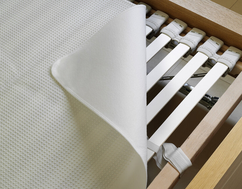 Matrasbeschermer Latex Noppen - eenpersoonsmaat