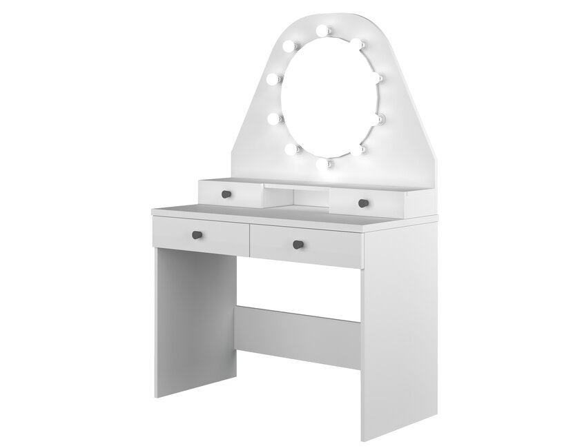 Kaptafel Vanity Star - Make-up tafel - Wit