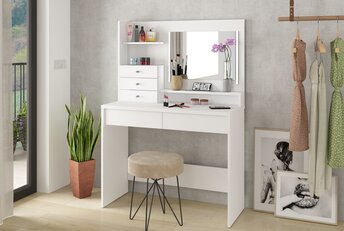 Kaptafel Vanity Wish - Wit
