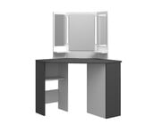 Kaptafel Vanity Chic - Make-up tafel - Grijs-Wit