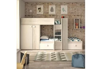 Stapelbed Maxim Grijseiken