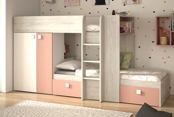 Stapelbed Maxim Antiek Roze