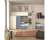 Stapelbed Maxim Blauw