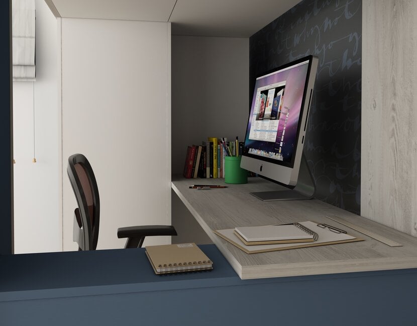 Hoogslaper Studio Smokey blue