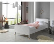 Kinderbed Billy - Satijn wit - 90x200