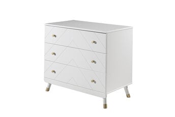 3 lades Billy commode - Satin White