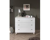 3 lades Billy commode - Satin White