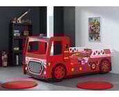 Autobed Brandweerwagen Fire Truck Rood 90x200