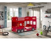 Stapelbed Rood Brandweerauto 90x200