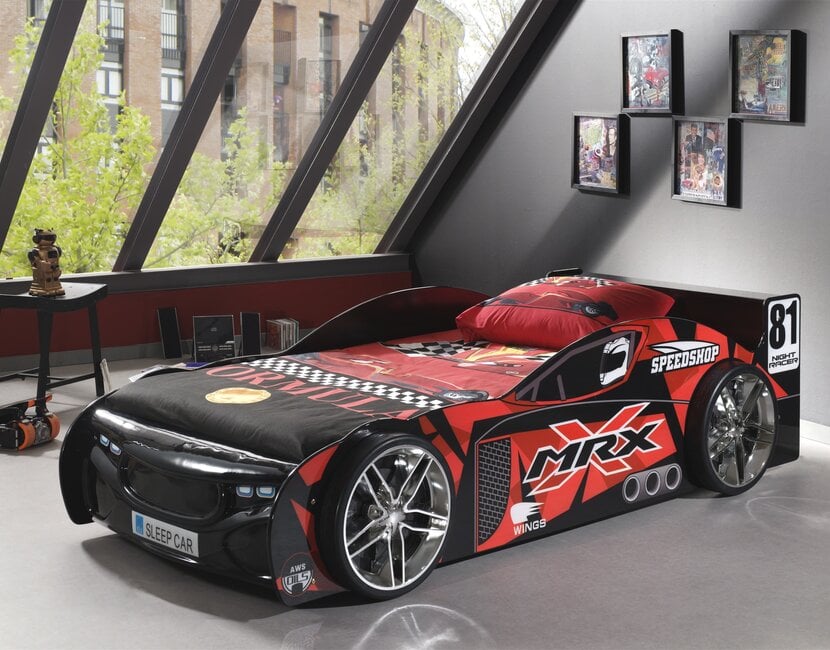 Autobed Zwart MRX Sleepcar - 90x200