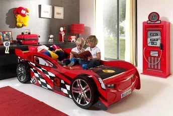 Autobed Rood Night Speeder - 90 x 200