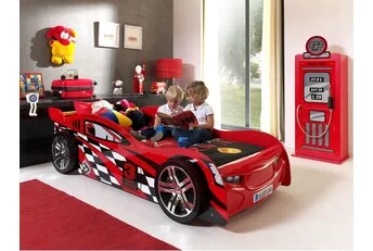 Autobed Rood Night Speeder - 90 x 200