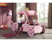 Autobed Koets Roze Princess Kate   - 90 x 200