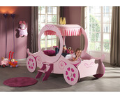 Autobed Koets Roze Princess Kate   - 90 x 200