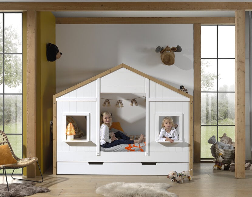 Huisbed BABS 90 Wit - 90 x 200