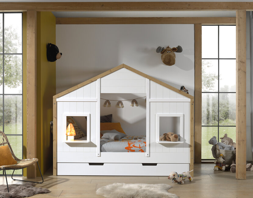 Huisbed BABS 90 Wit - 90 x 200