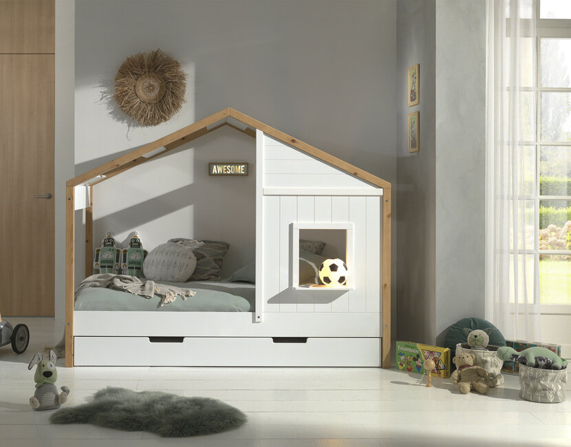 Huisbed BABS 91 Wit - 90 x 200