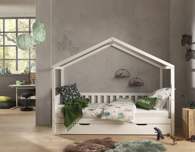 Bedbank Dallas - Wit - 90x200