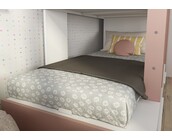 Stapelbed Jules Roze met kast en 2 lades