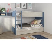 Stapelbed Jules blauw met slaaplade