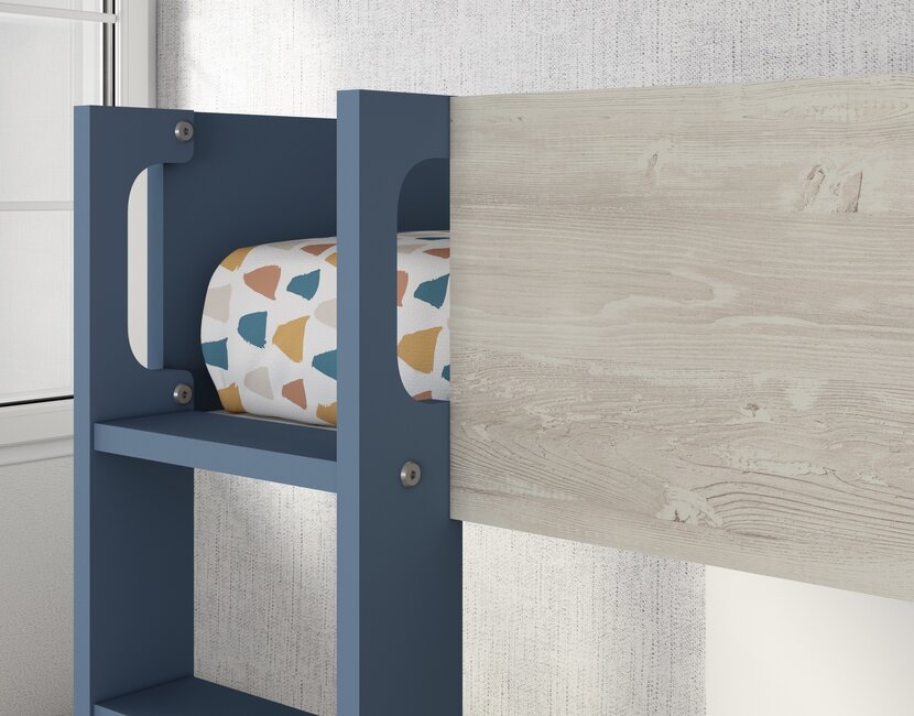 Stapelbed Jules blauw met slaaplade
