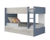 Stapelbed Jules blauw met slaaplade
