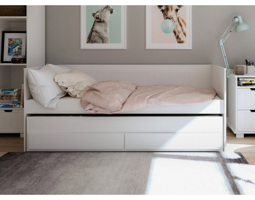 Bedbank Nanne met slaap- en opberglades