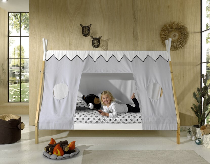 Tienerbed Tipi - 90x200