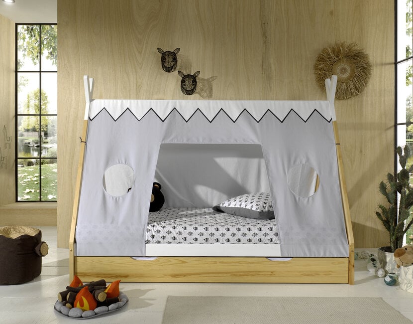 Tienerbed Tipi - 90x200