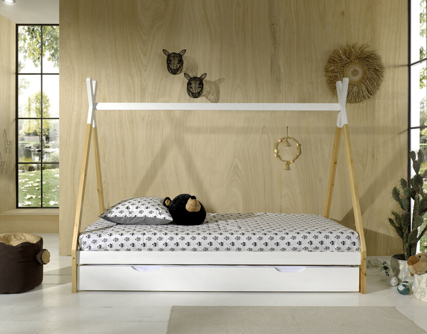 Tienerbed Tipi - 90x200