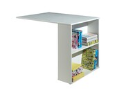 Halfhoogslaper Charlotte met extra kasten - Wit