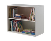 Halfhoogslaper Charlotte met extra kasten - Wit