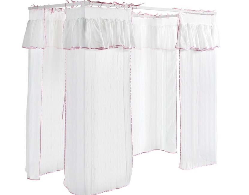 Hemelbed Charlotte - Wit - 90x200