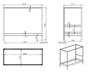 Hemelbed Charlotte - Wit - 90x200