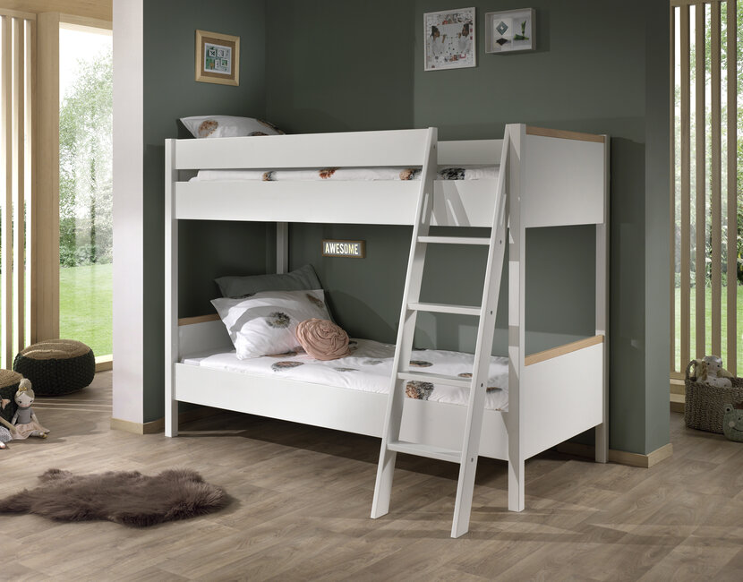 Stapelbed Londen - Wit