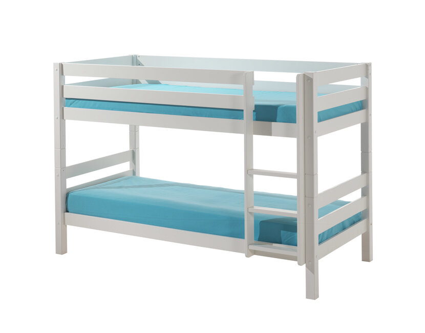 Stapelbed Wit PINO  - 140 cm hoog