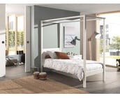 Hemelbed Wit PINO - 90x200