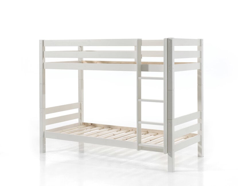 Stapelbed Wit PINO  - 160 cm hoog