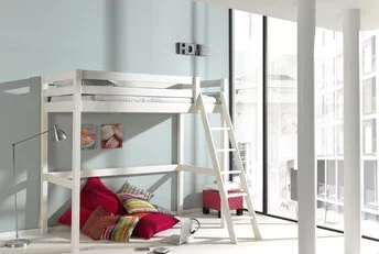 Hoogslaper Wit PINO  - 90x200cm